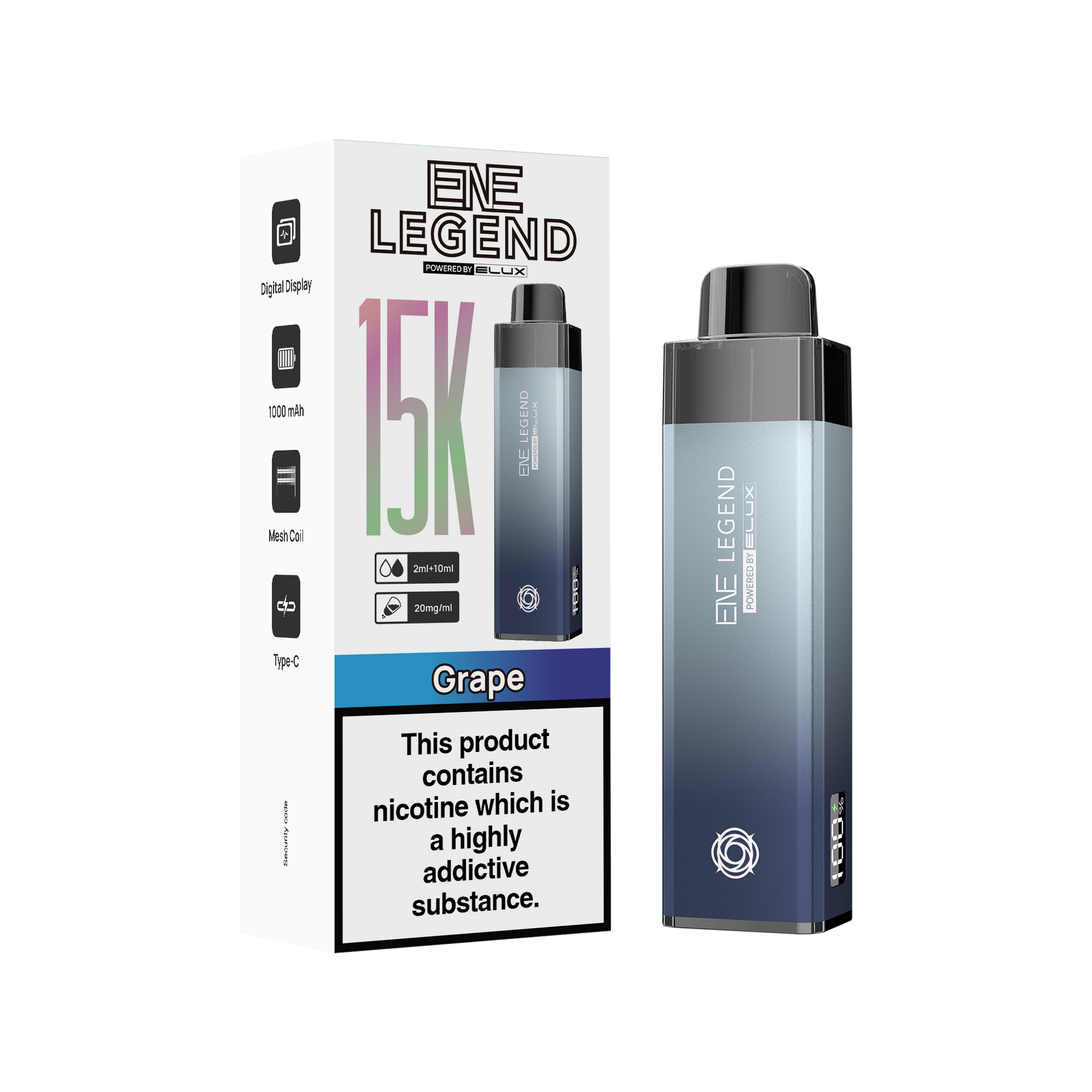 ELUX - ENE Legend 15,000+ Pod Kit | 5 PACK
