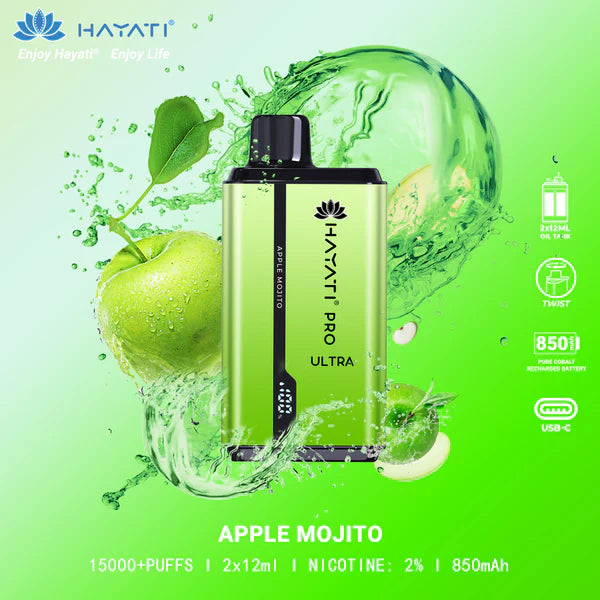Hayati Pro Ultra Double E-liquid Tank | 10 PACK