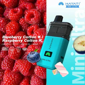  Blueberry Straw' Menthol / Blueberry Raspberry Menthol Hayati Pro Ultra 1500 Puffs disposable vape