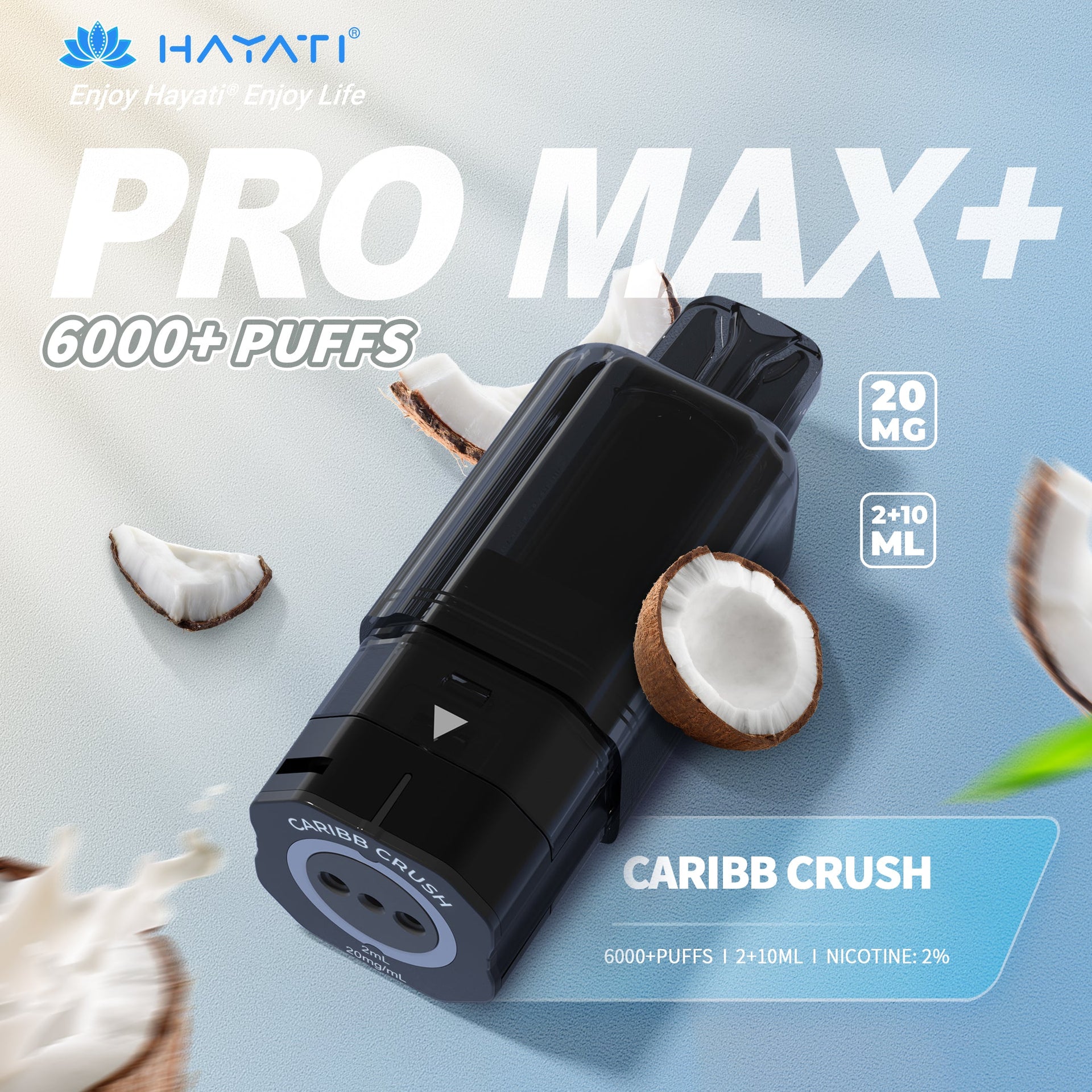 Hayati Pro Max Plus 6000+ Pods | Single Pack