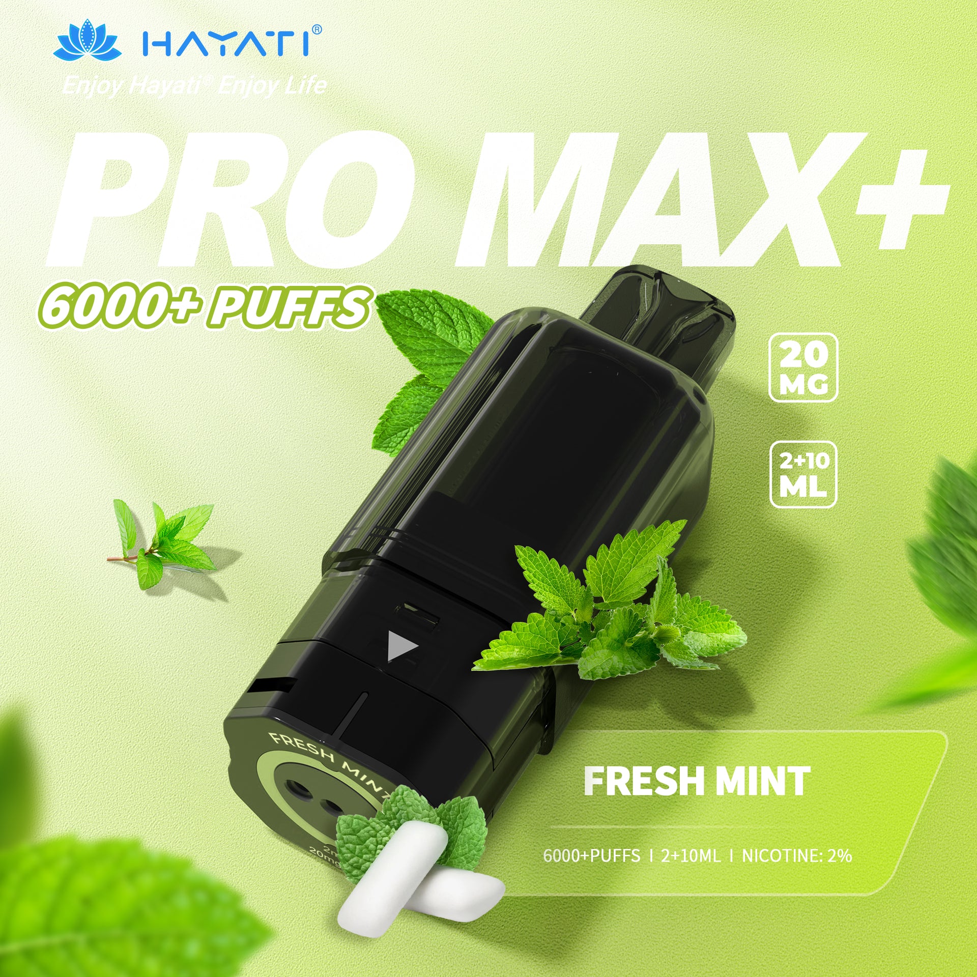 Hayati Pro Max Plus 6000+ Pods | Single Pack