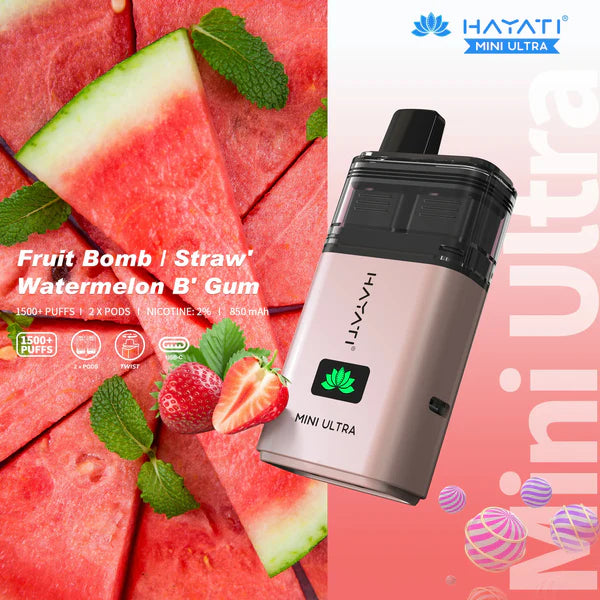 Hayati Mini Ultra 1500 Puffs | Single Bar