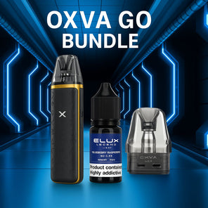 OXVA Go + 3 Pods + Elux Starter Bundle OXVA Xlim Go  | Black disposable vape
