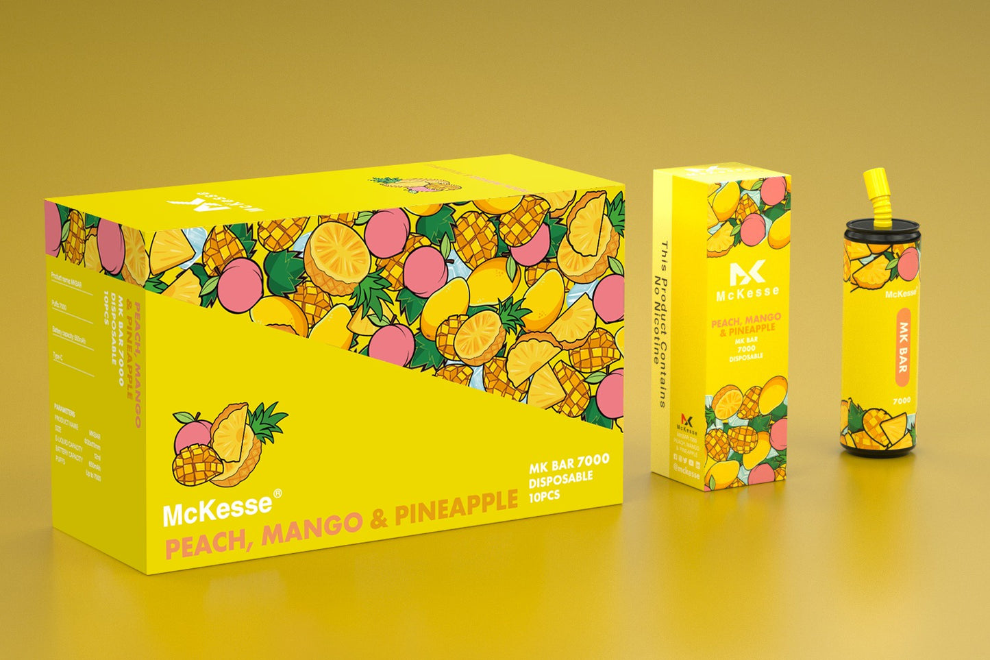 MK Peach Mango Pineapple 7000
