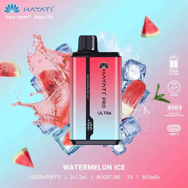 Hayati Pro Ultra 15,000+ | 10 PACK