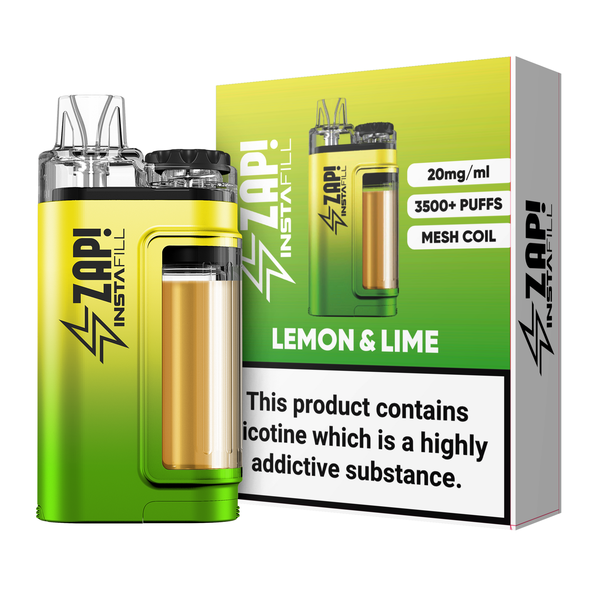 ZAP Instafill 3500 Puffs TPD Compliant | 5 PACK